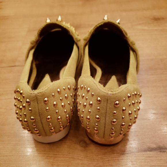 Fleur et Rosée Green Suede Leather Loafe - Picture 10 of 13